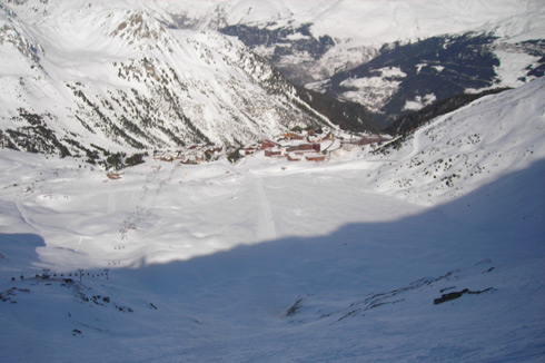 Pista chilometro lanciato - Les Arcs