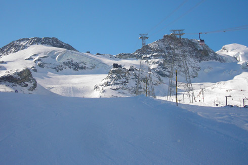 Piste Saas Fee - Egginer