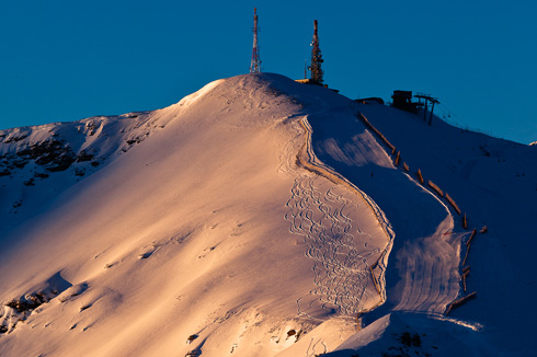 Gran pista Sauze Oulx - La pista piu' lunga della Via Lattea