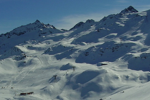 Piste sci Val Thorens - Chamois