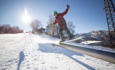 ALPE MERA - Apre il Nobili Snowpark per freeskier e snowboarder