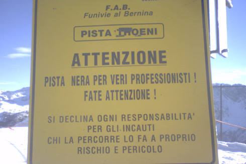 Pista Thoeni - Chiesa Valmalenco
