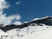 Bastionata di roccia lungo la salita alla Cima Furggen