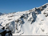 Vista del canale Berni (in basso a sinistra) e delle piane superiori
