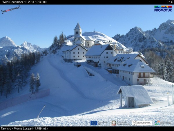 10-12-2014 TARVISIO LUSSARI.jpg (146.13 KiB) Visto 5381 volte 10-12-2014 Tarvisio : Web Cam Monte Lussari.