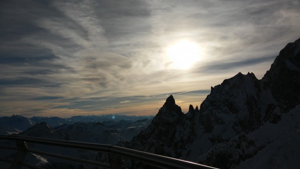 Scattata dalla punta helbronner (nuova funivia del bianco)