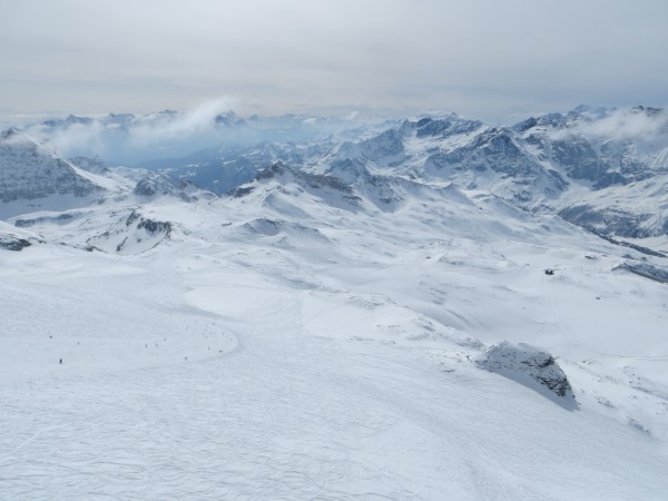 Panorama dalle piste di Cervinia