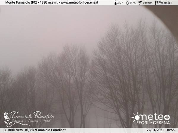 webcam monte Fumaiolo - rifugio Biancaneve