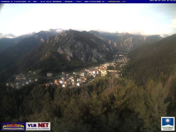 .WEBCAM dalla Forcella di Piazzatorre Alta Val Brembana