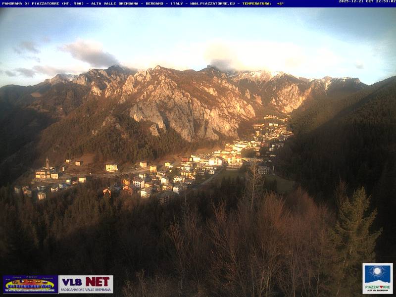 .WEBCAM dalla Forcella di Piazzatorre Alta Val Brembana