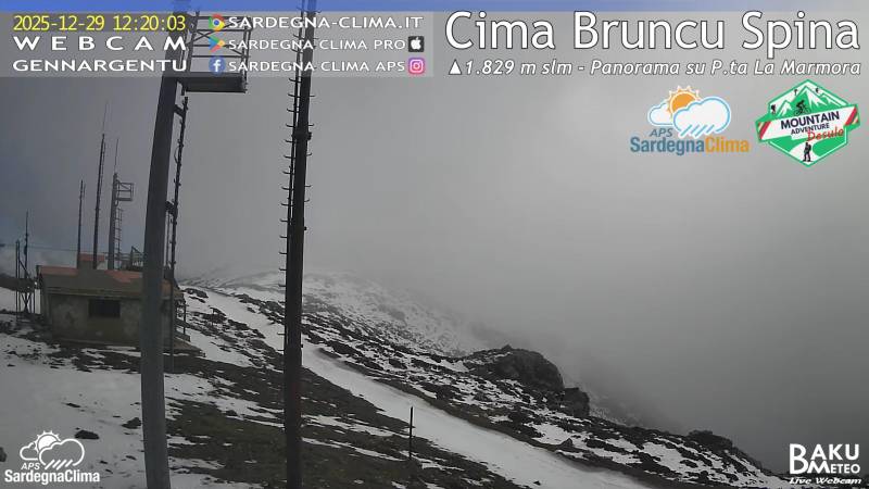 Webcam Fonni Bruncuspina Cima