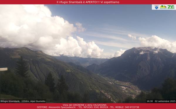 Webcam rifugio Shambalà