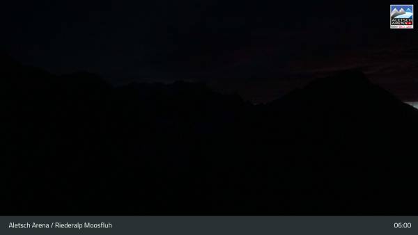 Webcam Riederalp Moosfluh Aletsch Arena