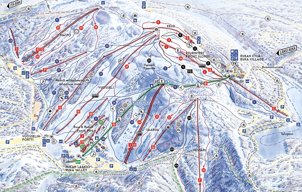 Skimap Ruka Kuusamo