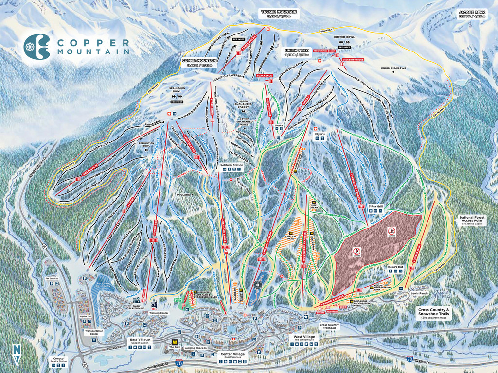 Skimap Copper Mountain