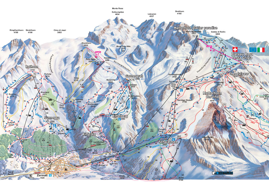 Confess Lexicon Metaphor Piste Da Sci Cervinia Cartina Moth Ministry Erupt