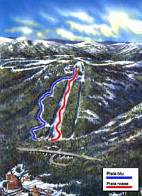 Cartina piste Camigliatello Silano - Skimap Camigliatello Silano