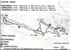 Cartina Ospitaletto - Mappa piste di sci Ospitaletto