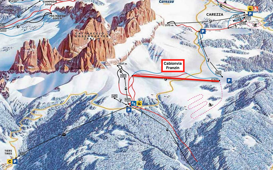 Nuova cabionviaFranzin a carezza