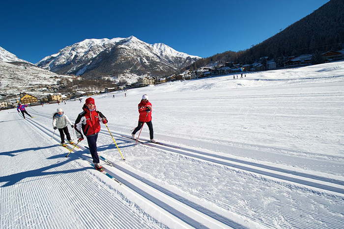 Cogne sci di fondo.