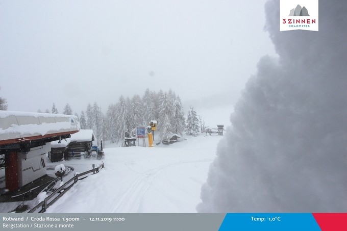 webcam tre cime dolomiti