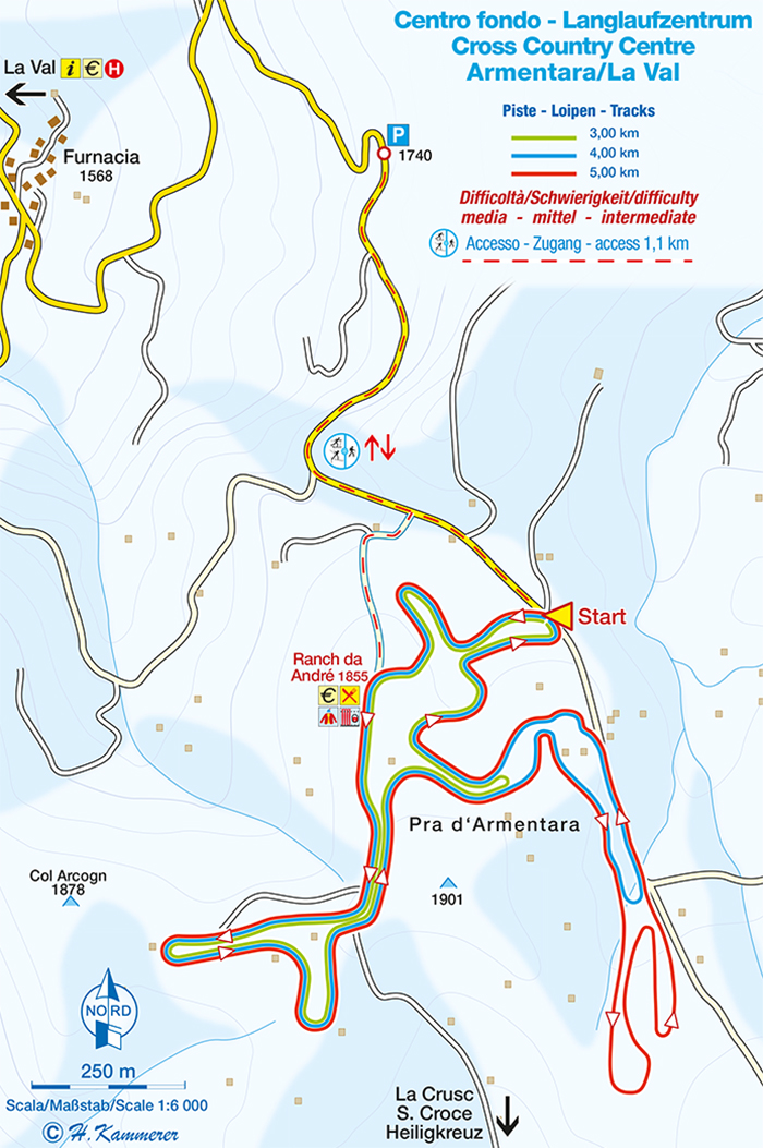 mappa fondo armentara la val