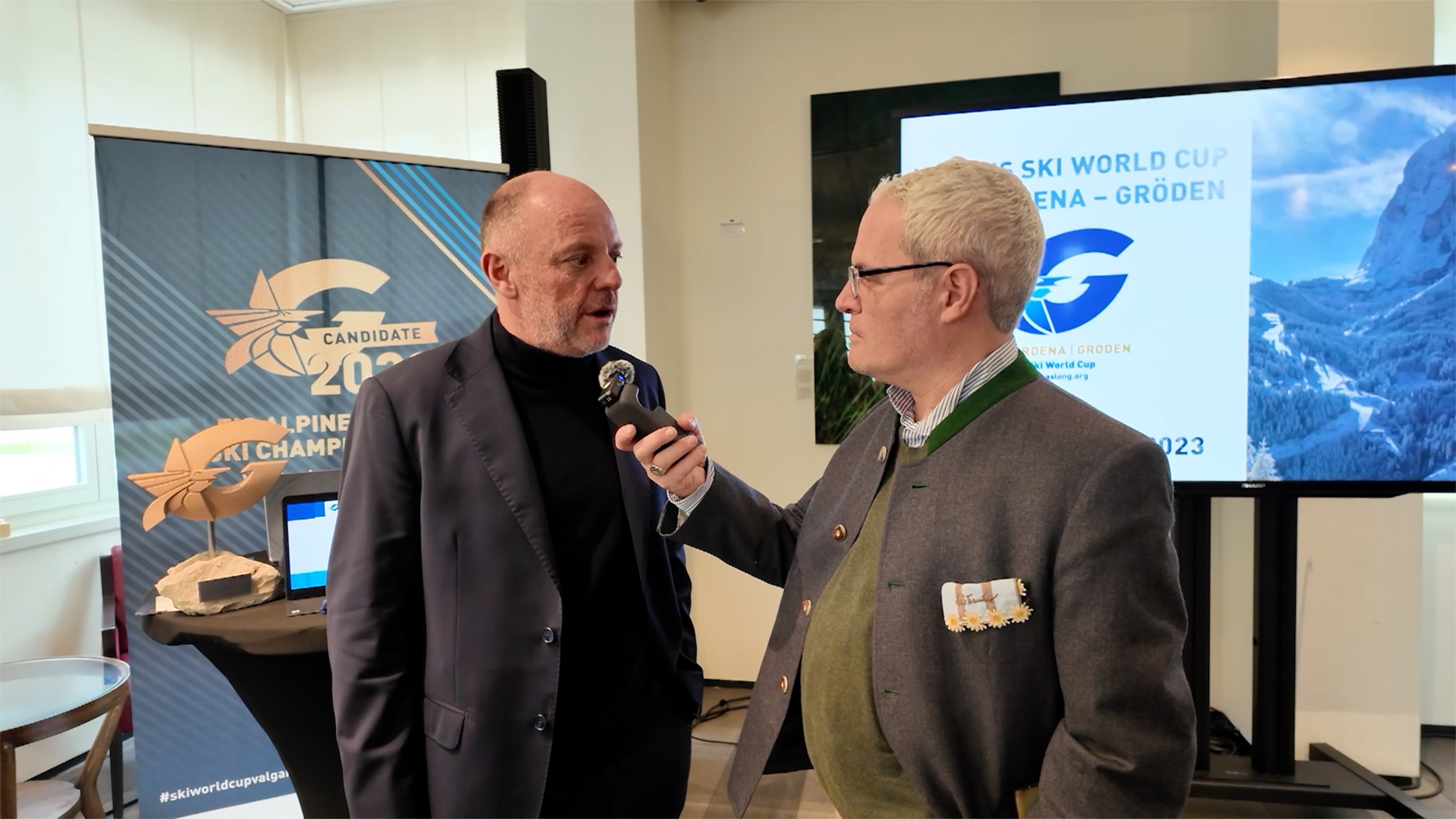 Val Robert Rainer VAL GARDENA - Rainer Senoner presenta le 3 gare sulla Saslong, video ...