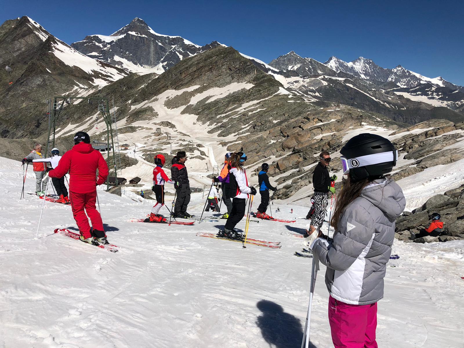 MACUGNAGA - Weekend di sci estivo al Monte Moro sulla pista San Pietro