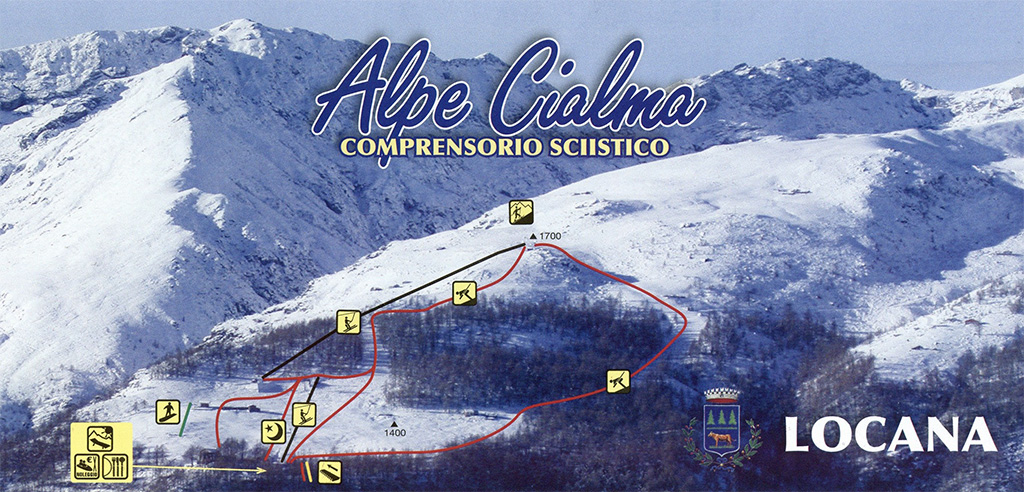 Skimap Alpe Cialma Locana Canavese