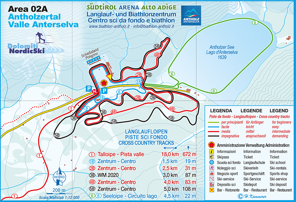 Skimap Anterselva, sci fondo e biathlon