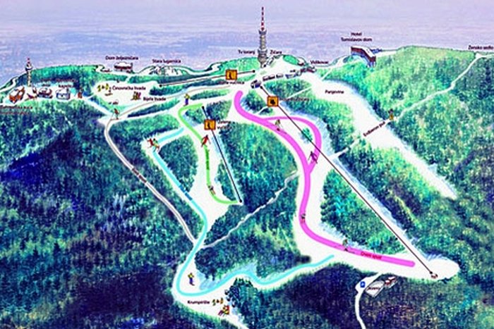 Skimap Sljeme Zagabria