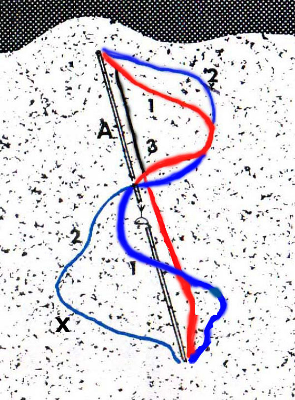 Cartina piste sci Marsia di Tagliacozzo - Skimap Marsia di Tagliacozzo