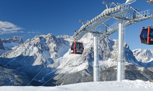 magnifici scenari alpini dalle piste di sci