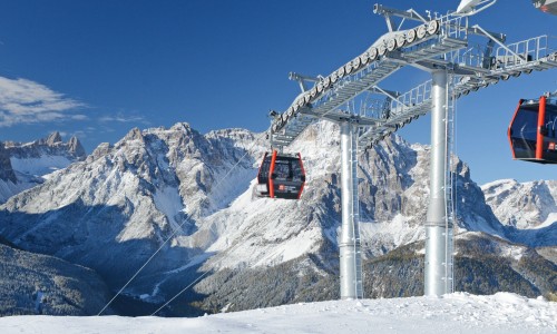 magnifici scenari alpini dalle piste di sci magnifici scenari alpini dalle piste di sci