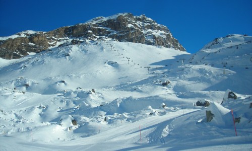 sciare a Cervinia a sant'ambrogio
