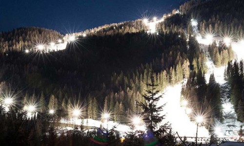 Sci notturno a Zoldo Alto Sci notturno a Zoldo Alto