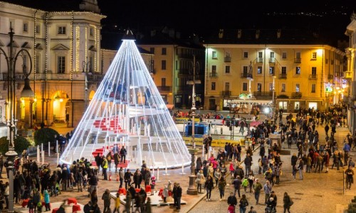 Albero di Natale ad Aosta Albero di Natale ad Aosta