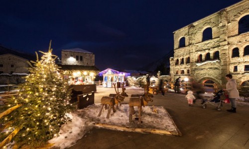 Il mercatino di Aosta Il mercatino di Aosta