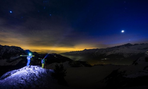 scialpinismo notturno Madonna di Campiglio scialpinismo notturno Madonna di Campiglio