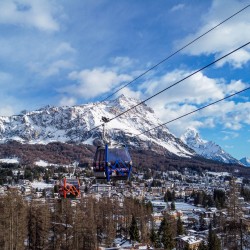 Cortina d'Ampezzo, la nova cabinovia Col Druscié