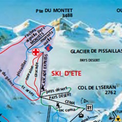 Val d'Isere, il ghiacciaio Pissaillais