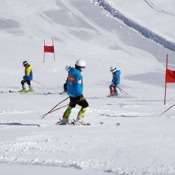 Val Senales, il ghiacciaio tracciato per gli allenamenti