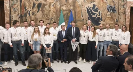 Paris, Goggia e i campioni della Fisi ospiti a Palazzo Chigi