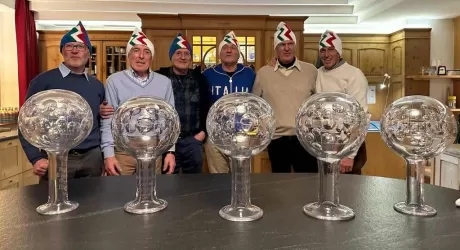 Reunion della Valanga azzurra all'hotel di Gustav Thoeni