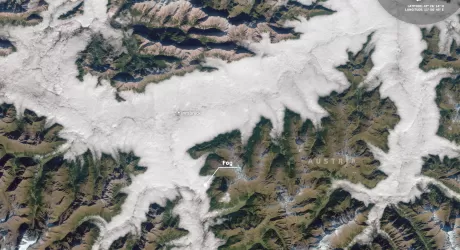 La nebbia sopra le vallate austriache 