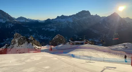 CORTINA - L'Olympia delle Tofane è pronta, nel weekend discesa e superG