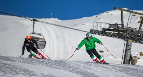PASSO SAN PELLEGRINO - Le nazionali italiana e francese sulla VolatA 