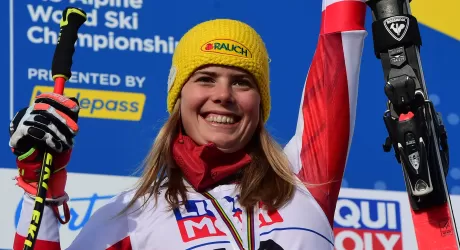 CORTINA 2021 - Liensberger al comando dello slalom, Curtoni 18/a