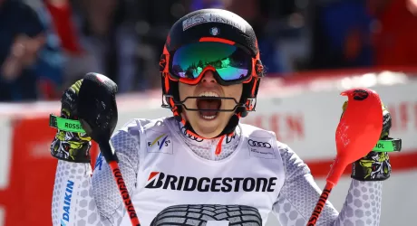 CRANS MONTANA - Brignone da applausi, sua la combinata 