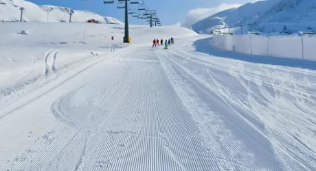 MONTECAMPIONE - Si torna a sciare: riaperta le seggiovie Gardena e il Baby park al Plan